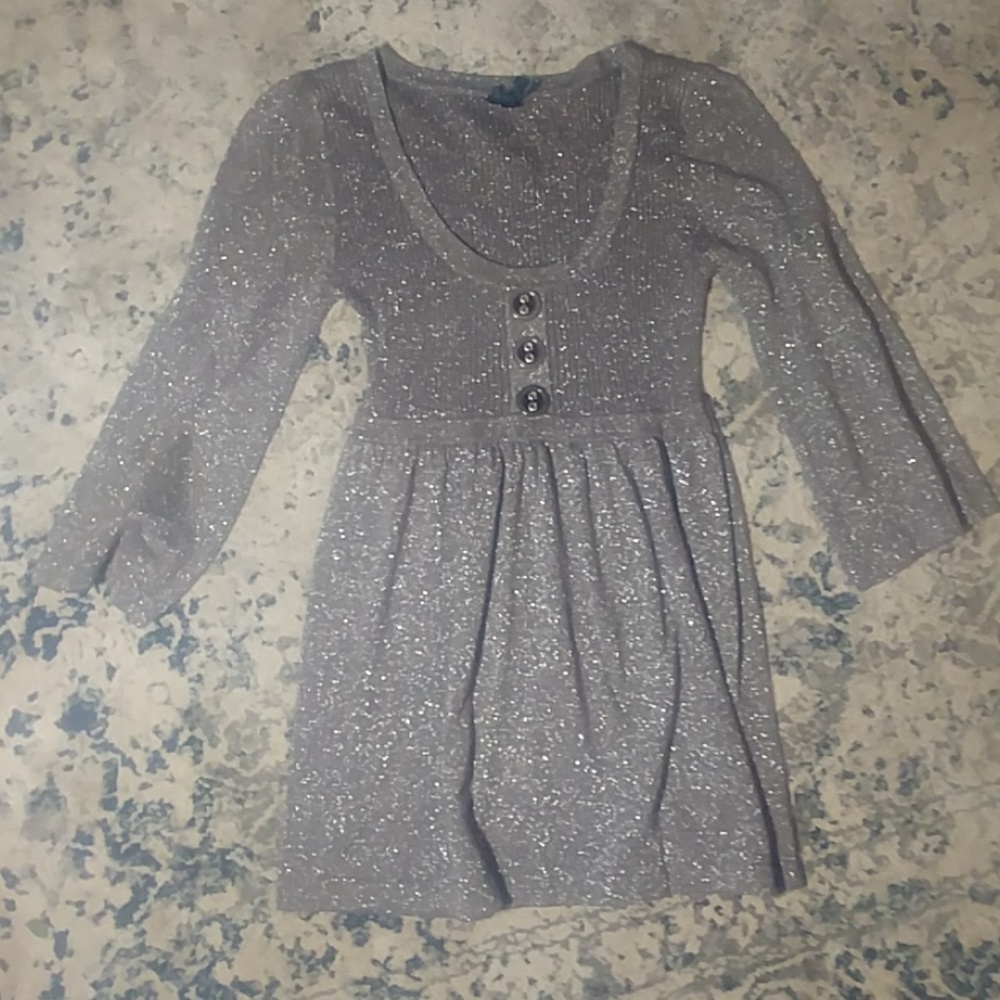 Silver sparkle shirt